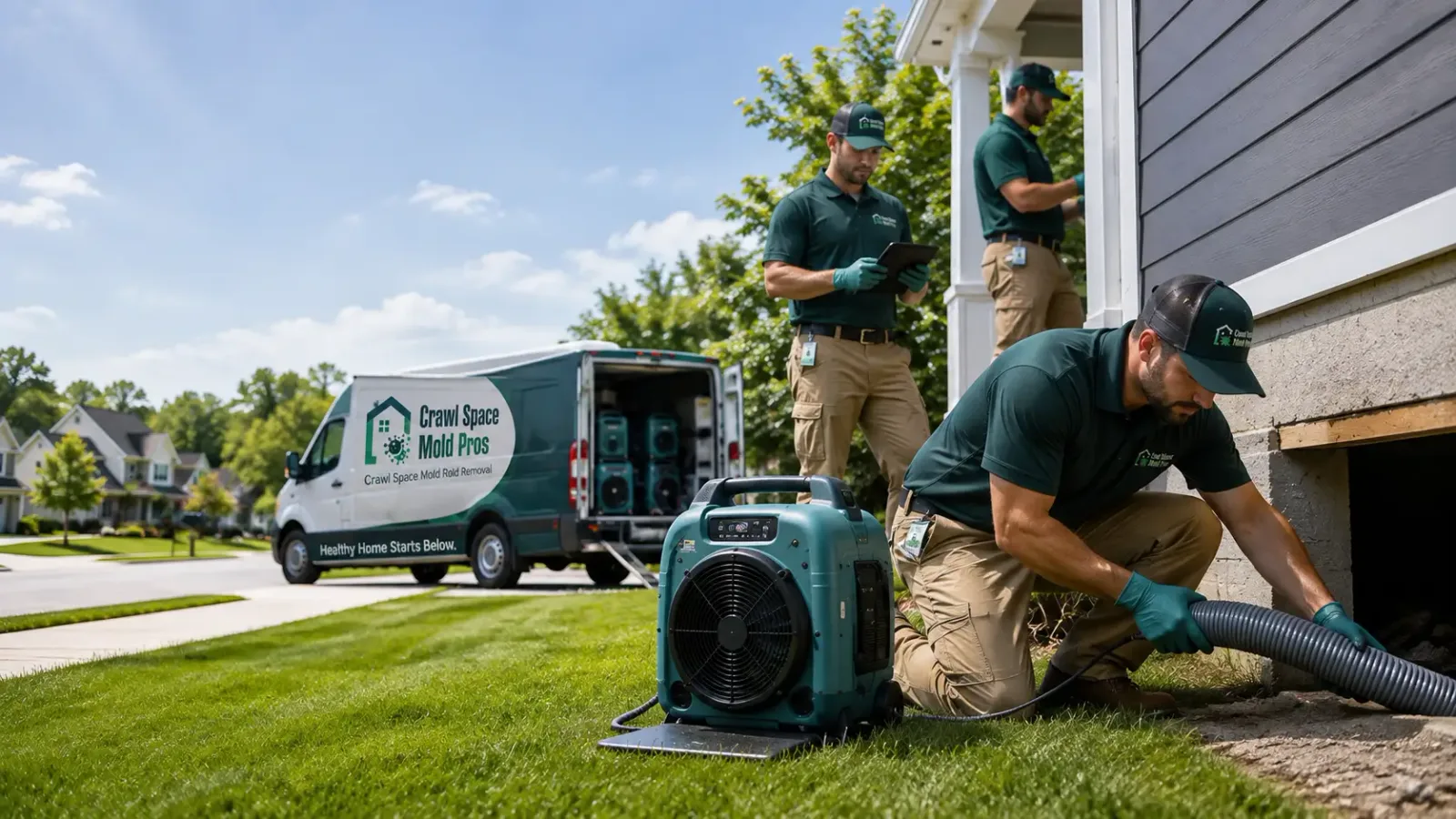 Crawl Space Mold Removal in Holloway, OH